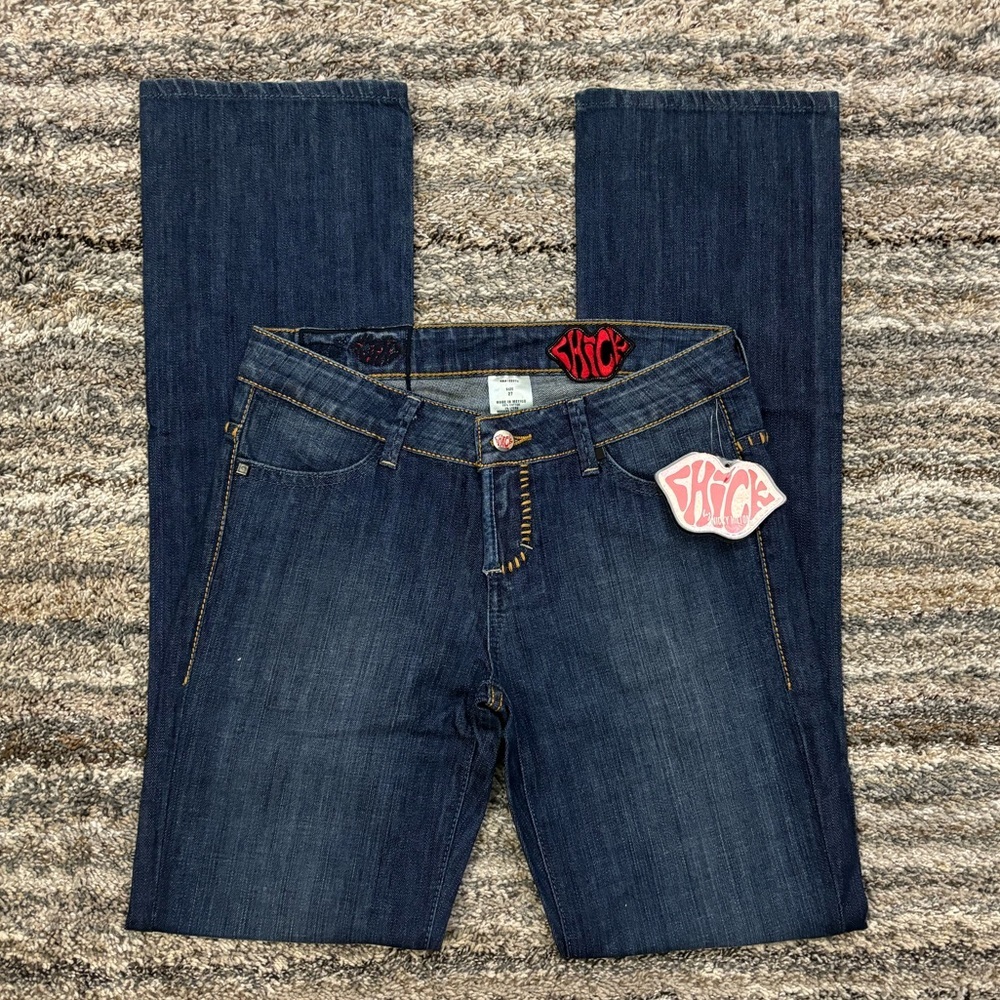 CHICK 90s Low Rise Mini Bootcut Jeans Sz 27 | Low Rise Mini Bootcut Y2K Jeans